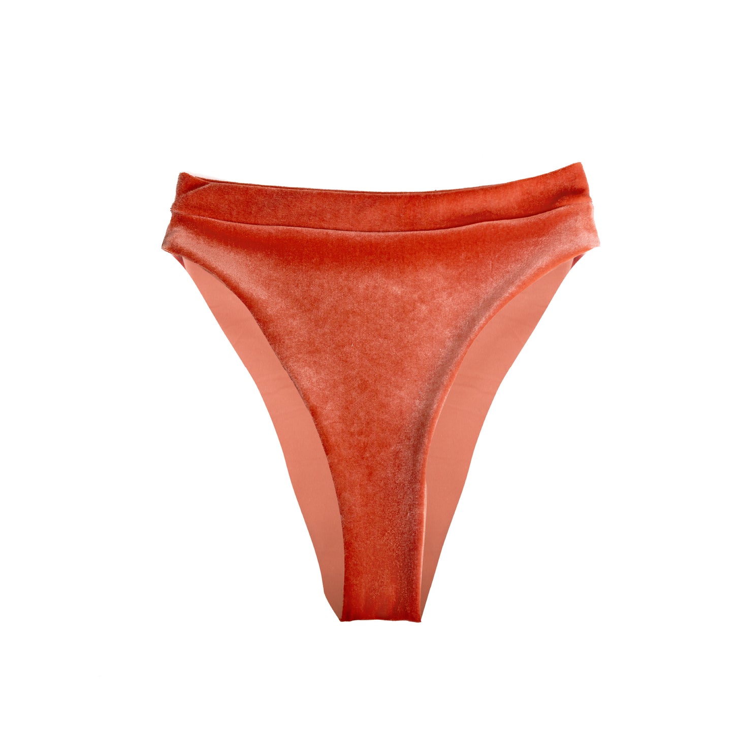 Pretty Penny Velvet High Cut Swim Bottom